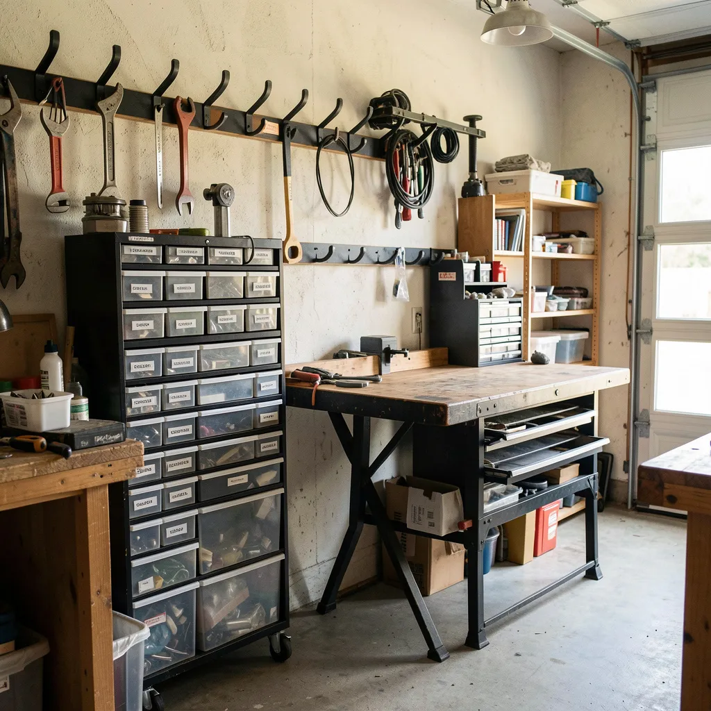 Woodworking shop organization system